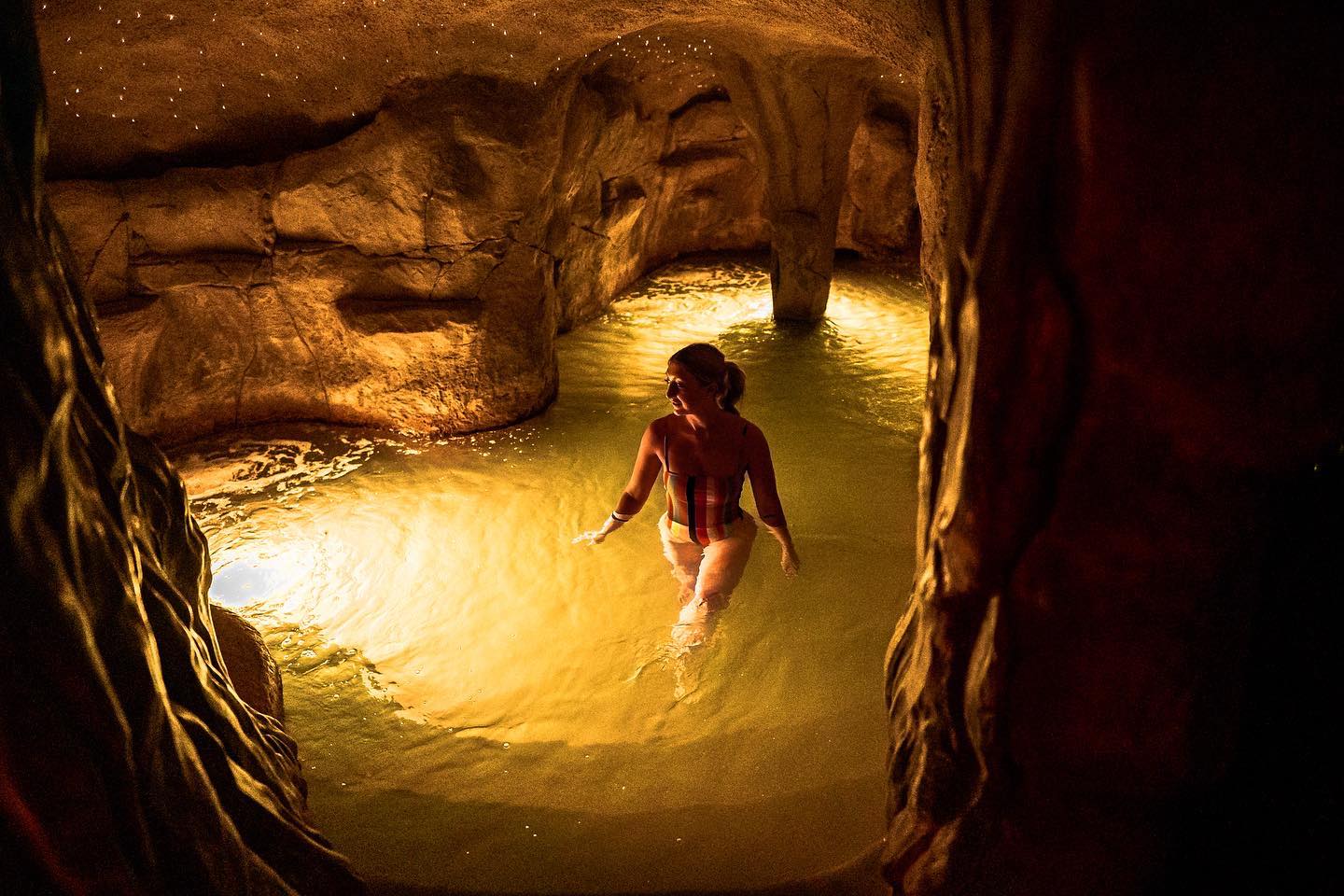 Deep Blue Hot Springs in Warrnambool is offering an after dark
