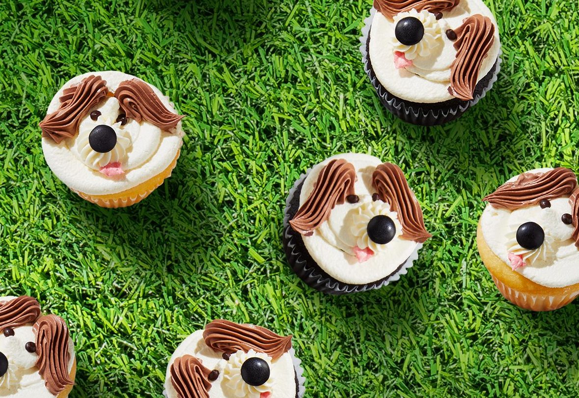 Treat yourself to these puppy-themed cupcakes to help fight animal cruelty  this August