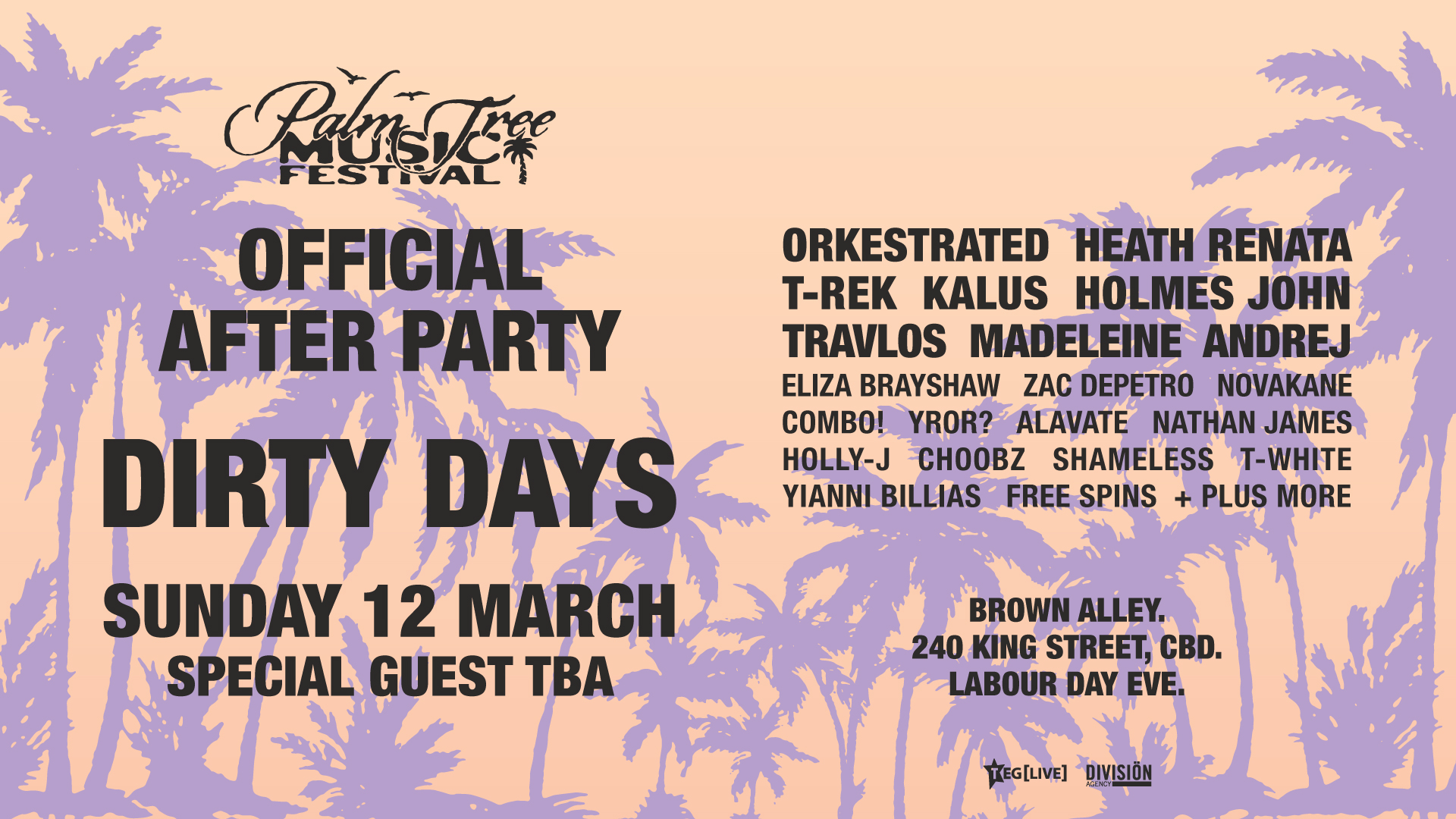 Palm Tree Music Festival Australia reveals Melbourne set times ...