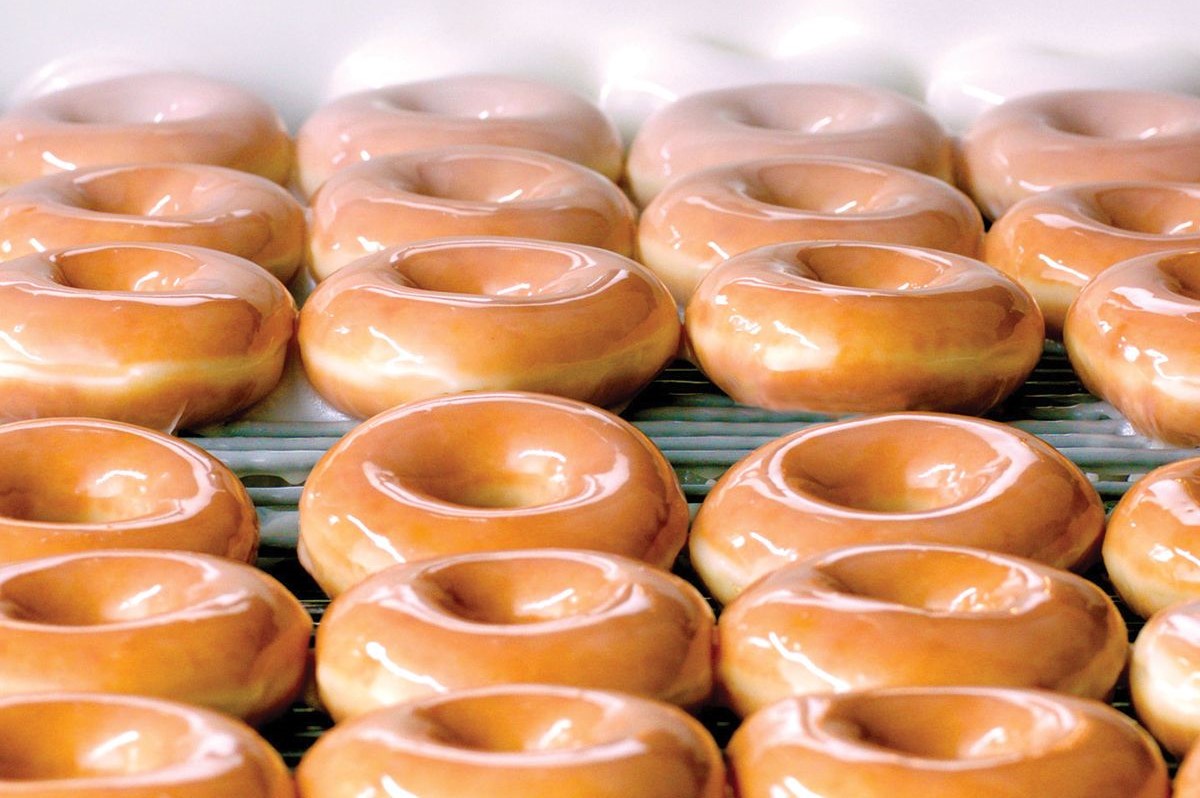 Free Doughnuts Krispy Kreme and Maple Bakery are both giving away free